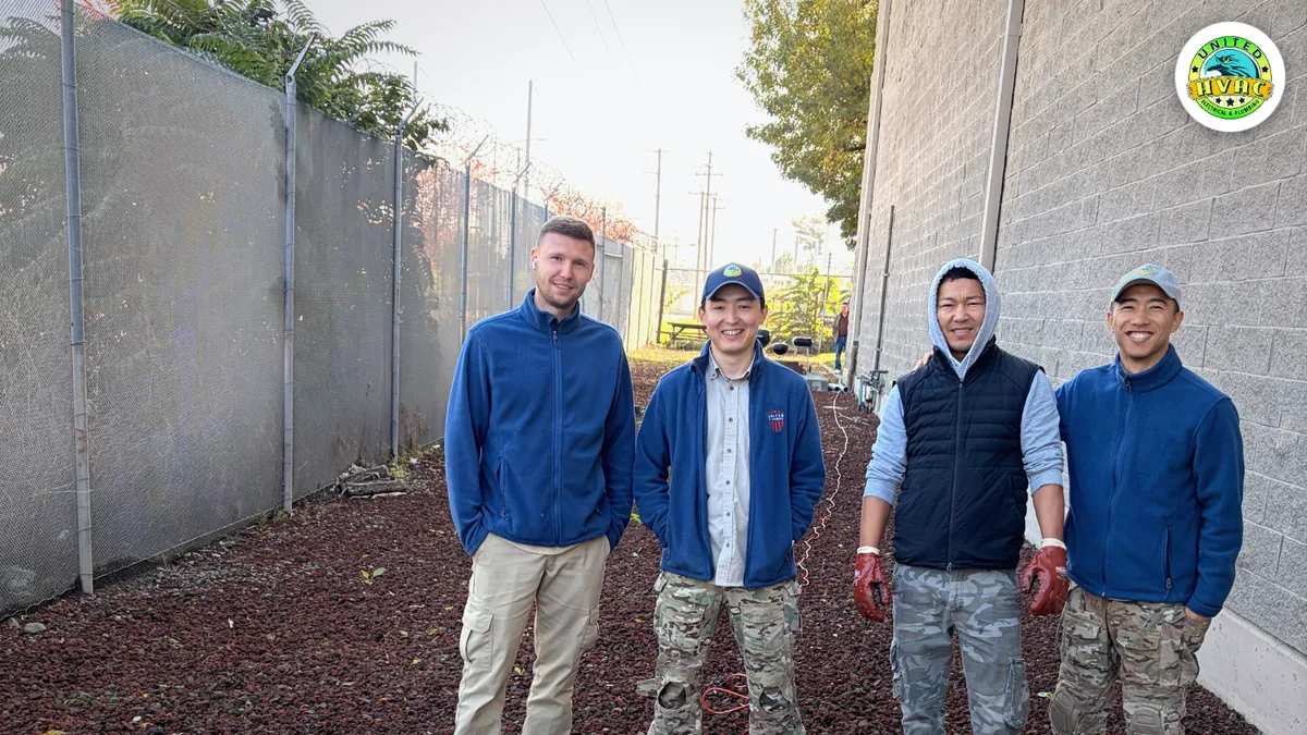 United Plumbing team on the job across the Bay Area